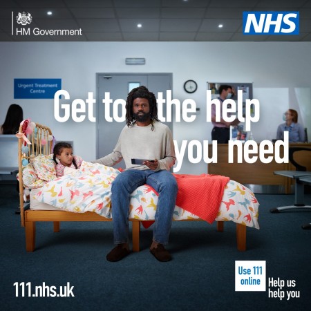 Get the help you need. 111.nhs.uk